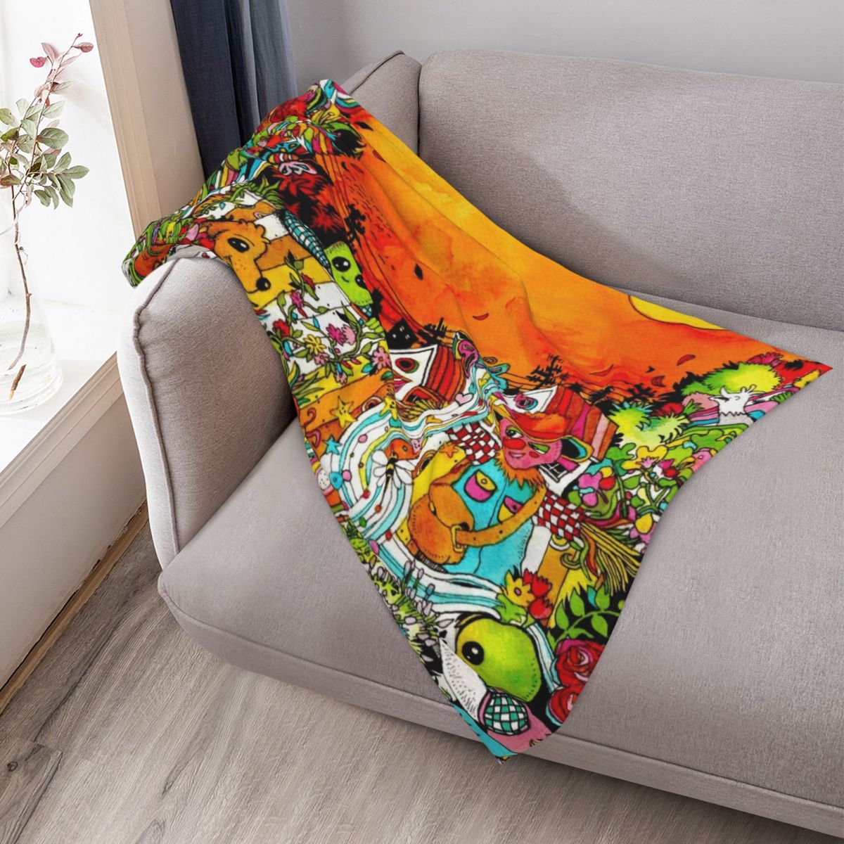 بطانية Urban Farm Time Throw B - مراجعة Urban Farming Home وسعره